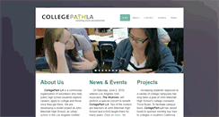 Desktop Screenshot of collegepathla.org