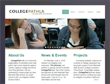 Tablet Screenshot of collegepathla.org